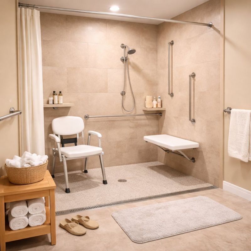 Elderly Shower Installation in Sarasota, FL
